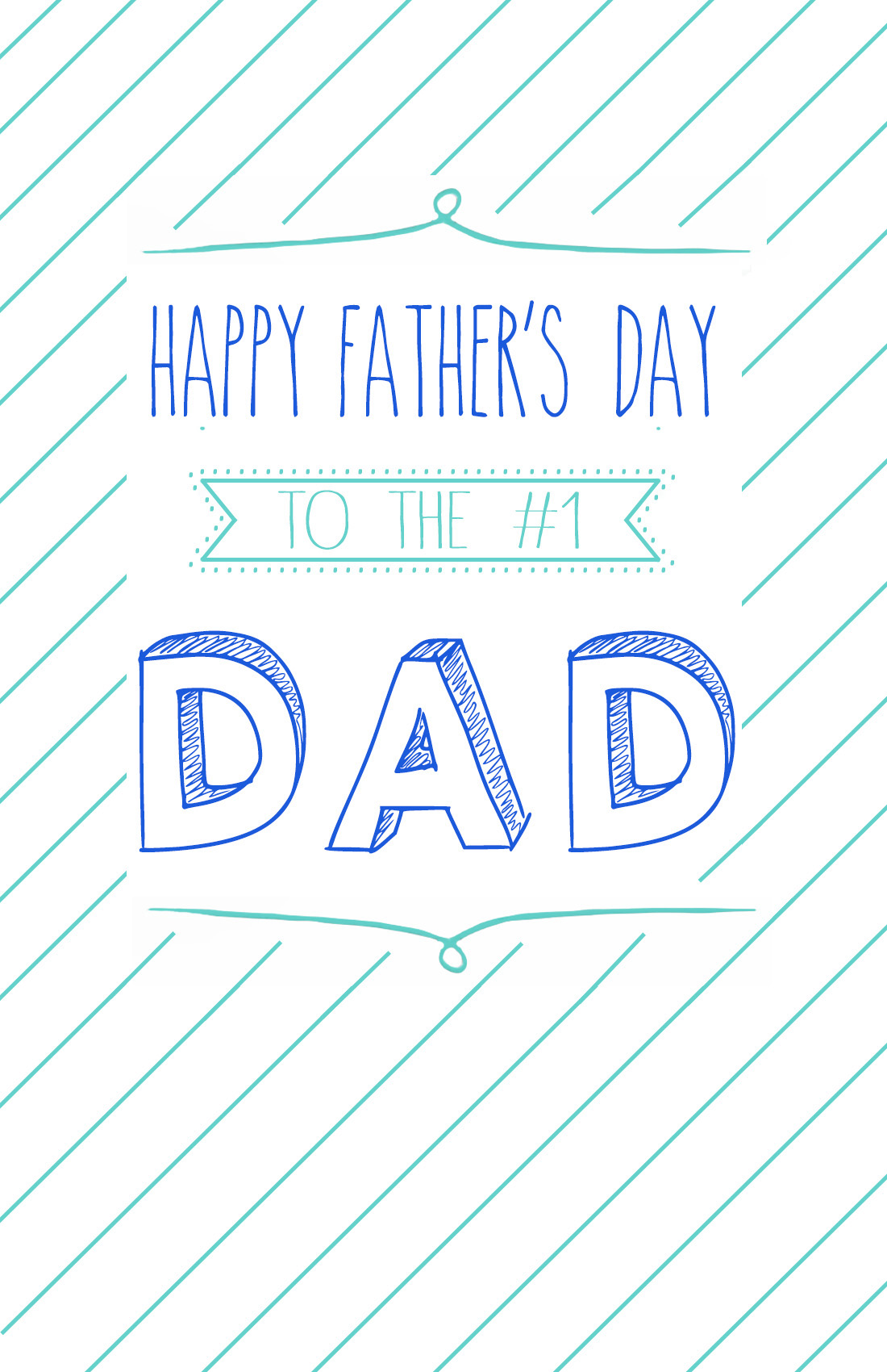 Fathers Day Card Template
