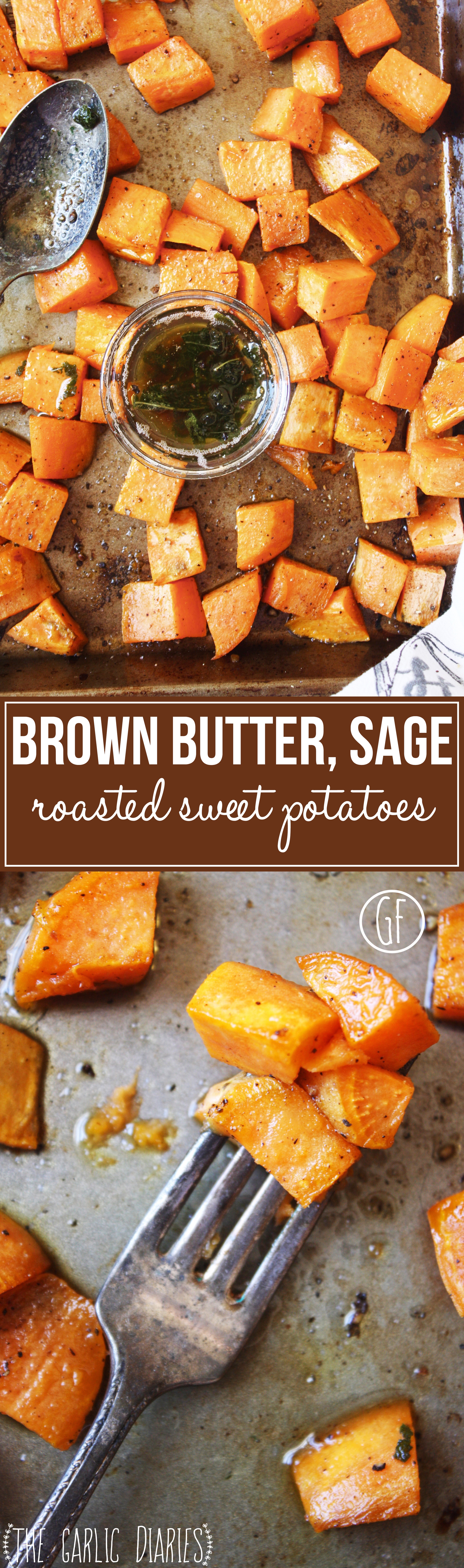 Roasted Sweet Potatoes With Fresh Sage