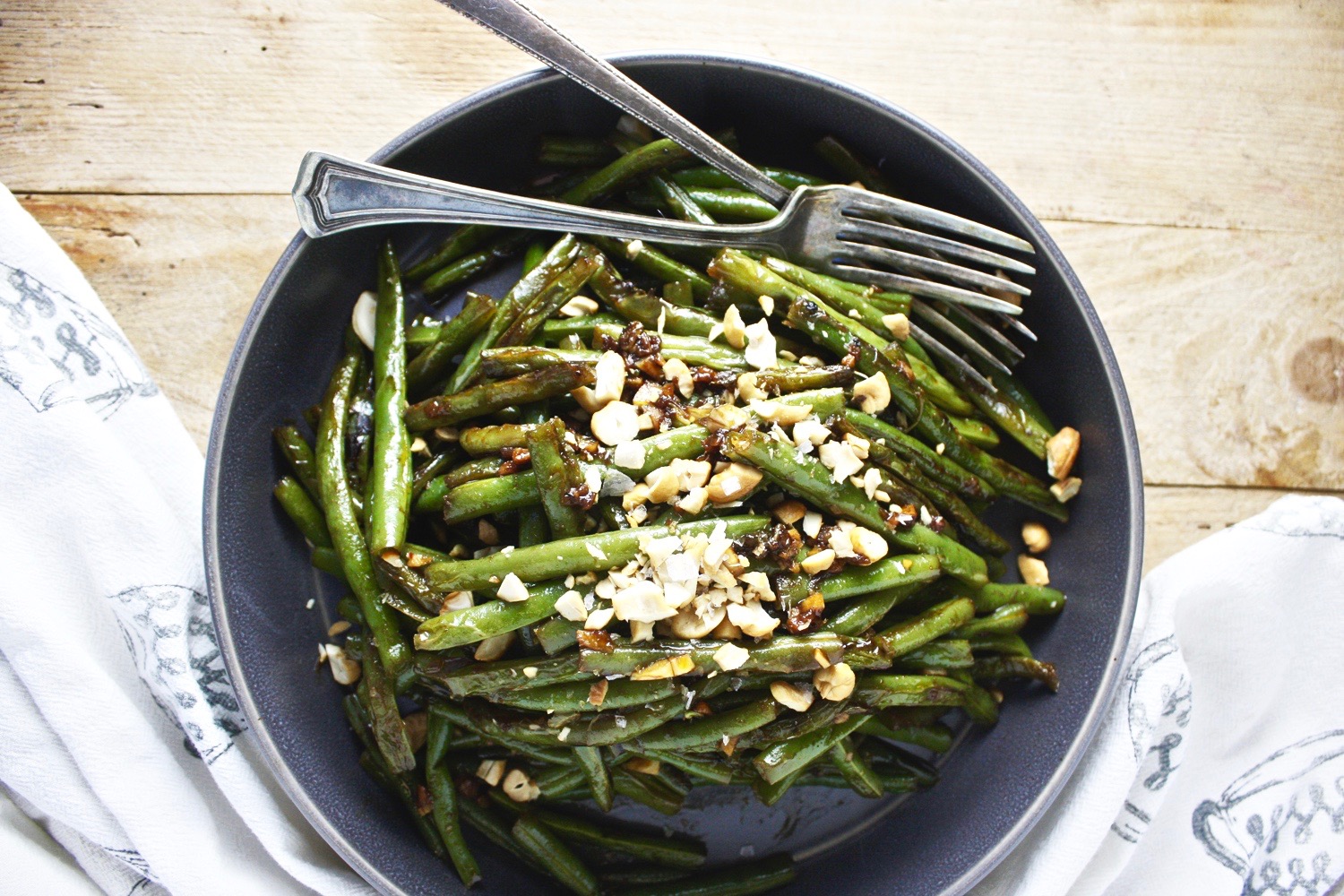 Charred Asian Green Beans